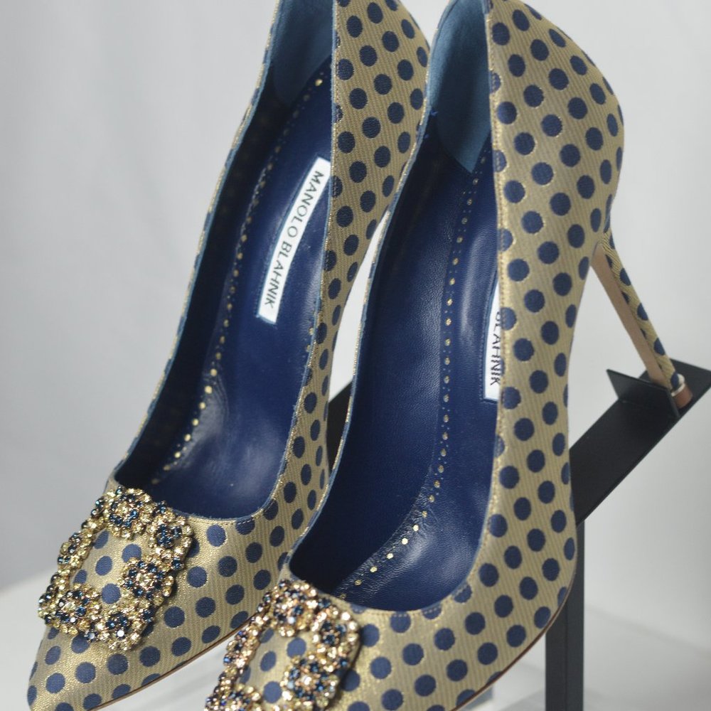 Manolo Blahnik Crystal Pumps